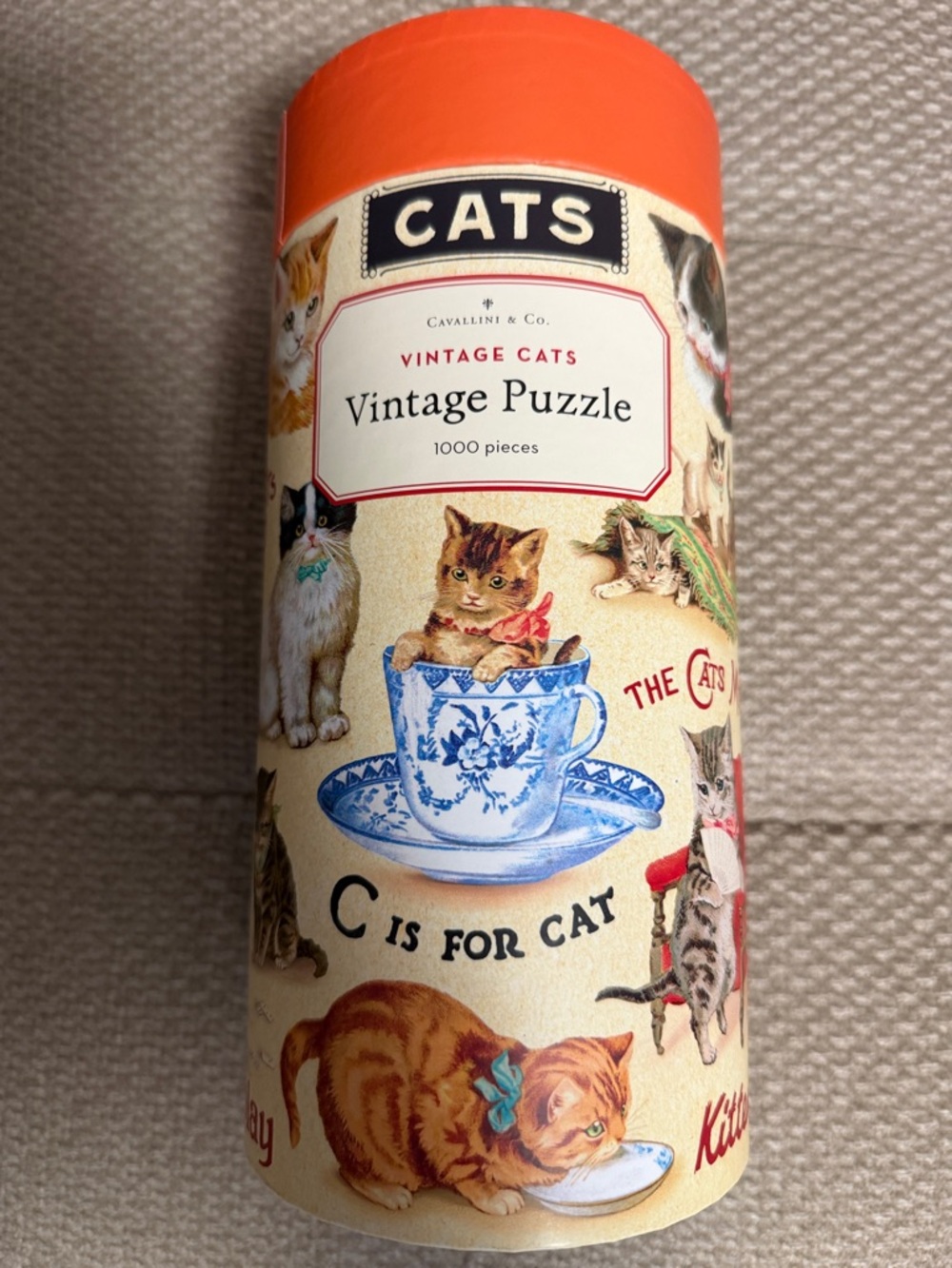 Cavallini & Co 1000 piece Cat puzzle